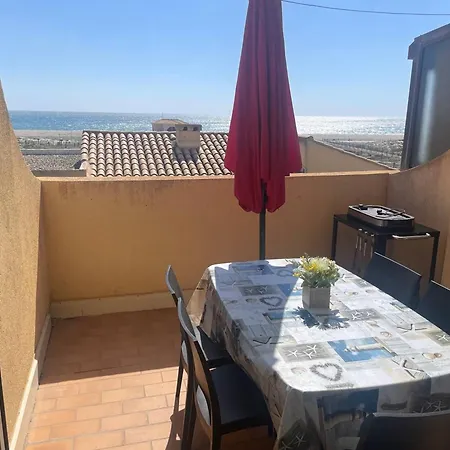 Maison T2 Face Avec Parking Privé, 4 Couchages - Fr-1-81-48 * Leucate